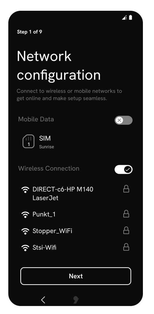 3 wifi configuration